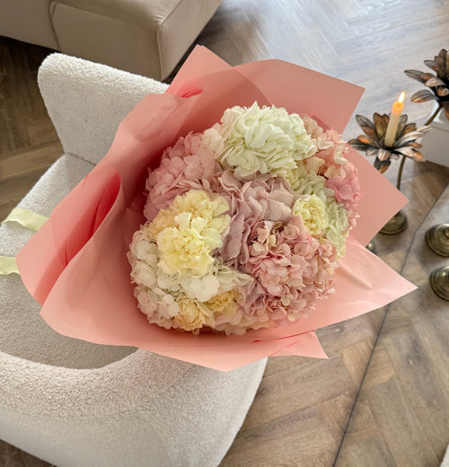 Hydrangea & Carnation Bouquet